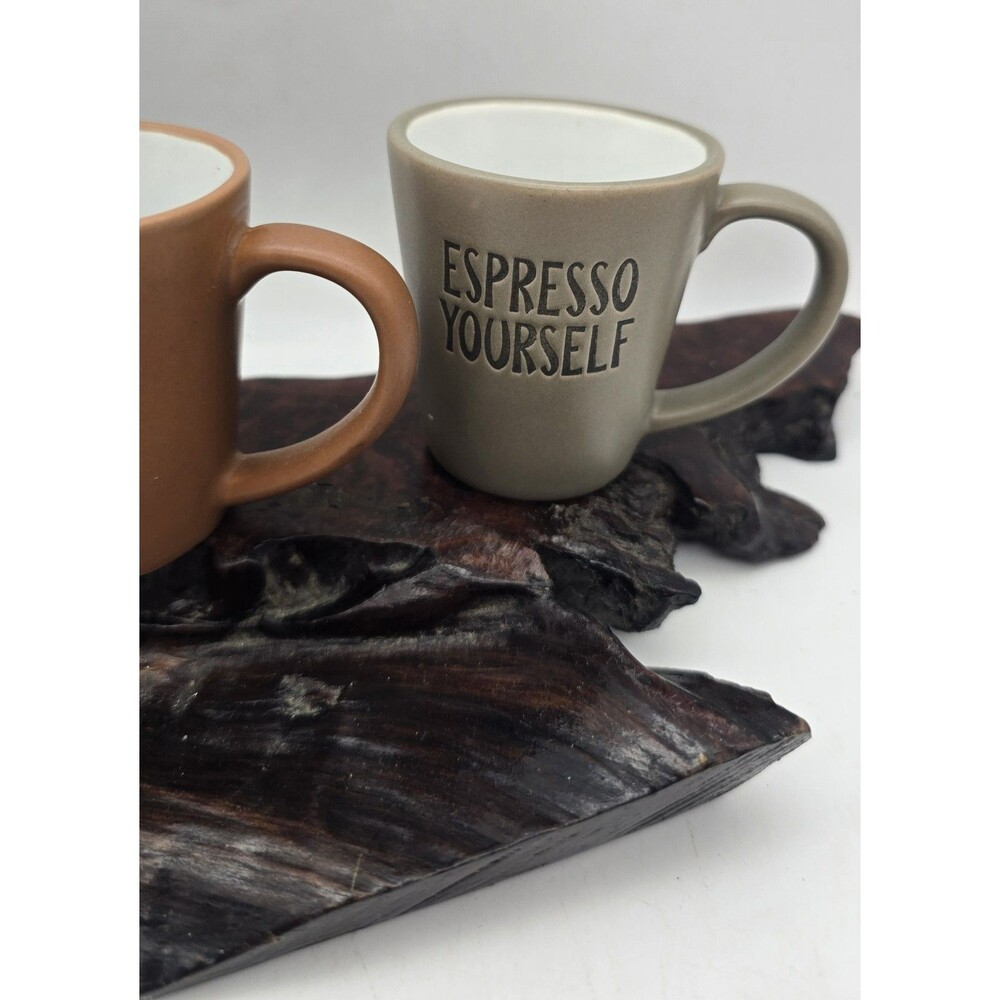 4 Espresso Cups, Espresso Yourself, Rise & Grind, Deja Brew, Hot Stuff - Picture 5 of 11